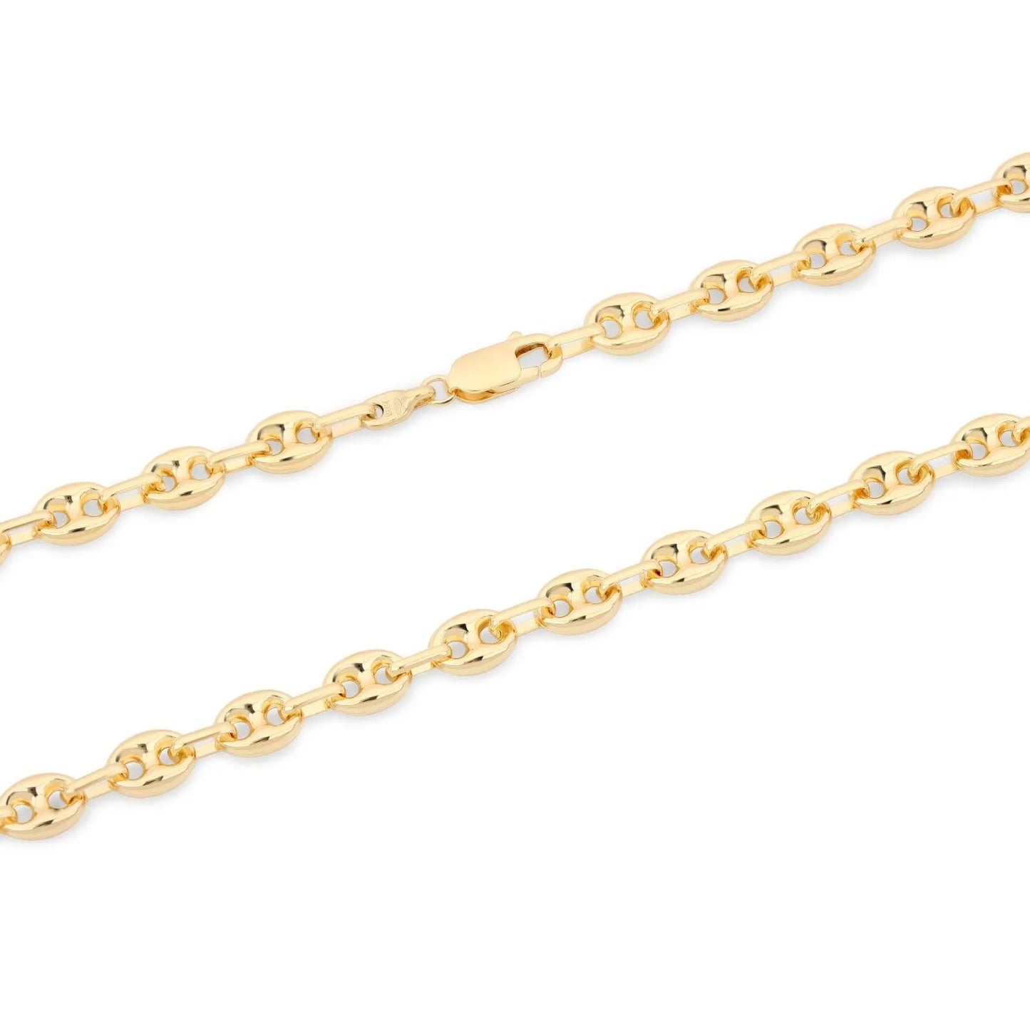 Kaffeebohnenkette 6mm 585er Gold - Tony Fein