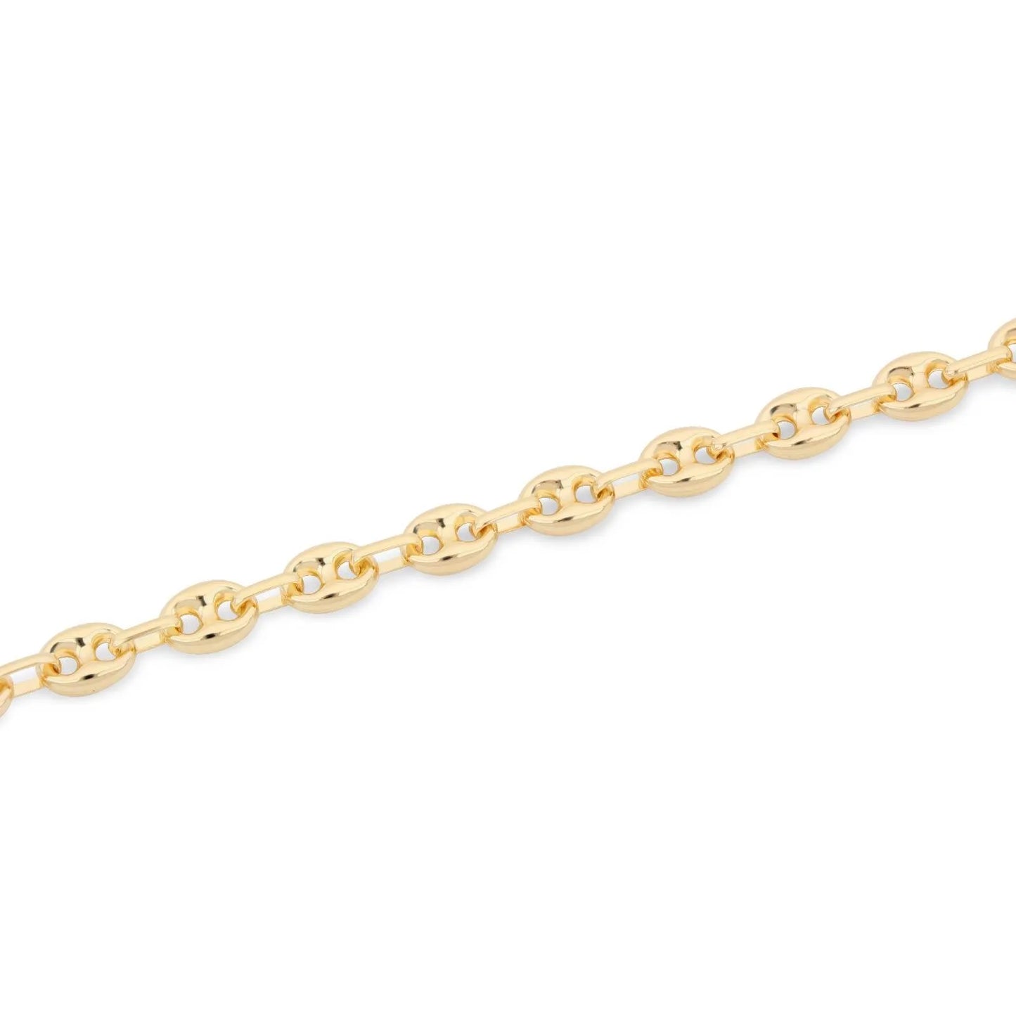 Kaffeebohnenkette 6mm 585er Gold - Tony Fein
