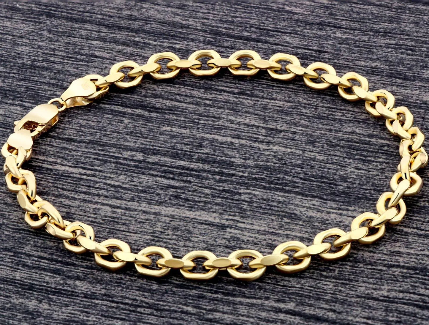 Ankerarmband 5mm 585er Gold - Tony Fein