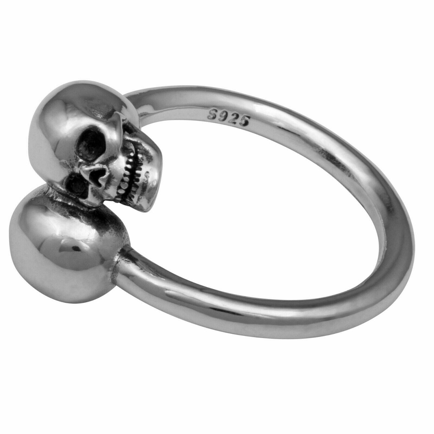 Totenkopf Ring 925er Silber