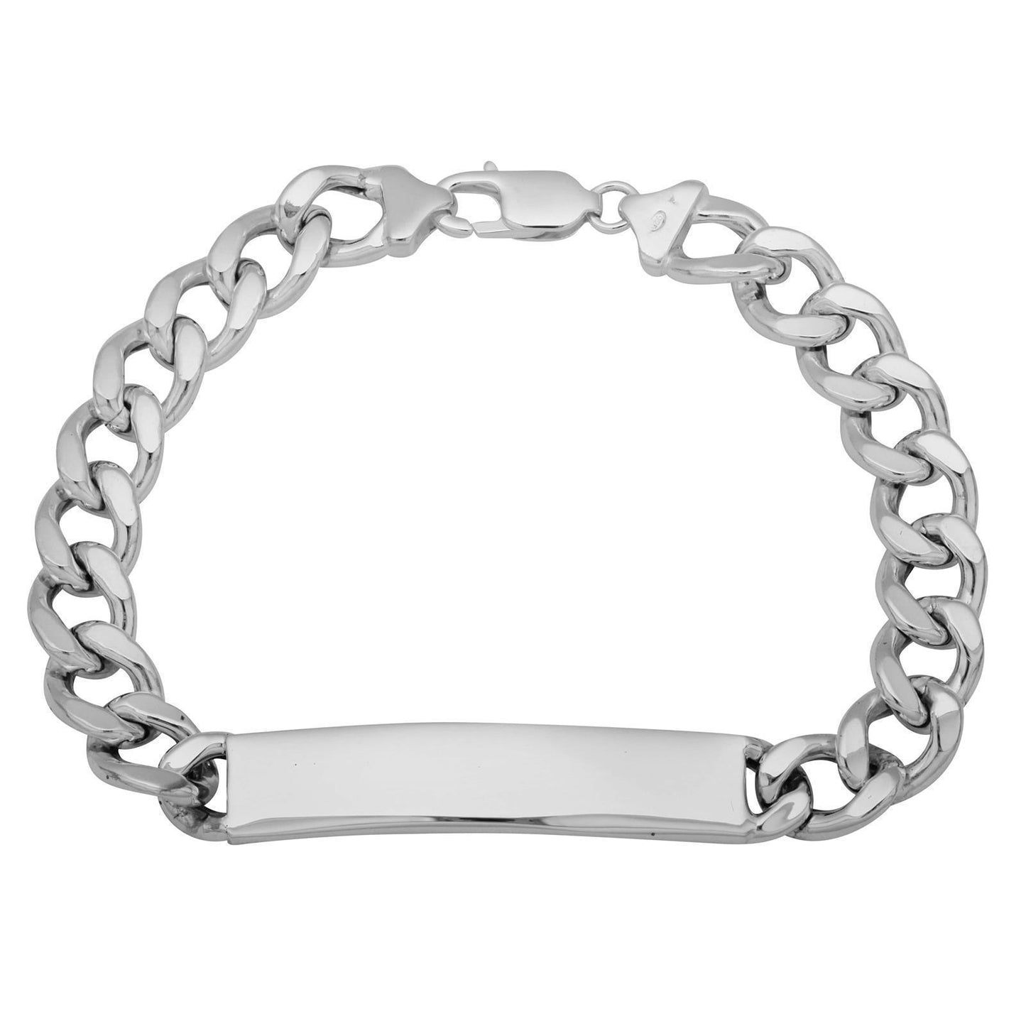 Gravurarmband 10 mm 925er Sterling Silber Massiv