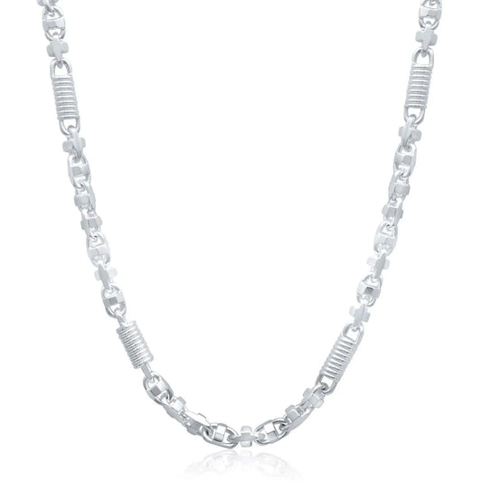 Monte Carlo Kette Rund 8mm 925er Silber - Tony Fein