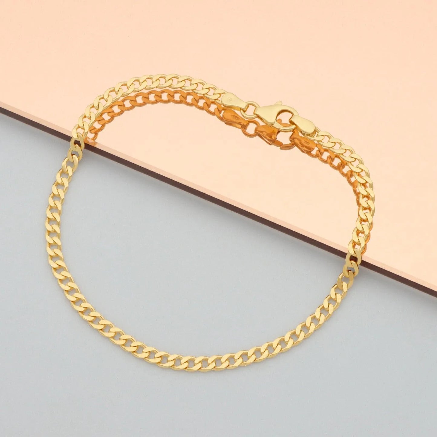 Panzerarmband 3mm 585er Gold - Tony Fein