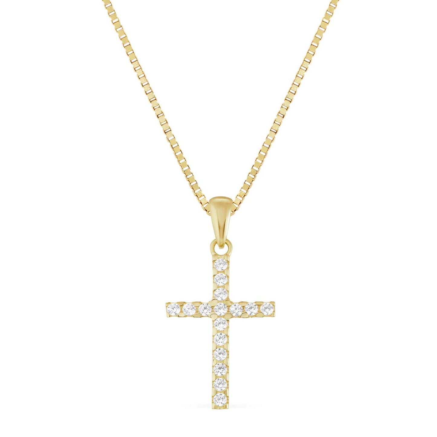 Kreuz Anhänger 585er Gold - Tony Fein