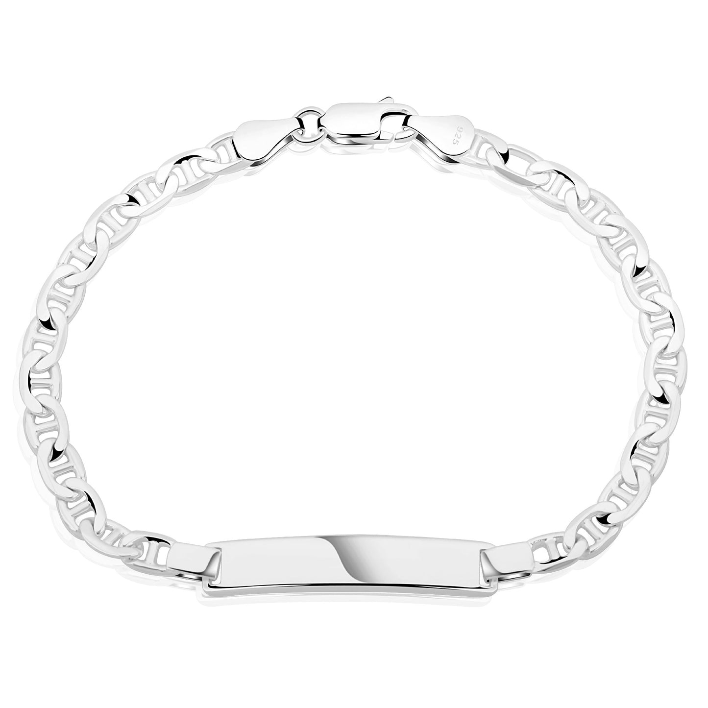 Gravurarmband 6,5 mm Stegpanzerarmband 925er - Tony Fein