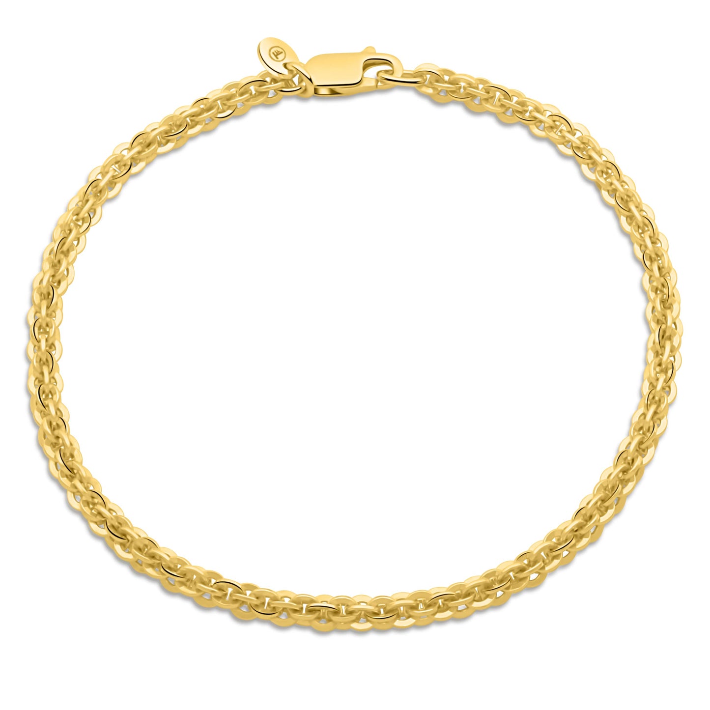 Cristallino Armband 3,5mm 585er Vergoldet