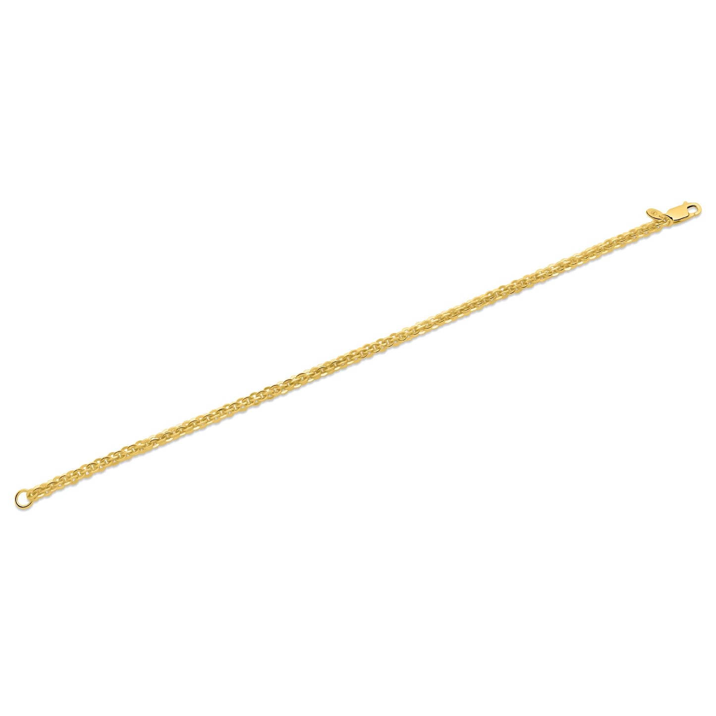 Cristallino Kette 3,5mm 585er Vergoldet