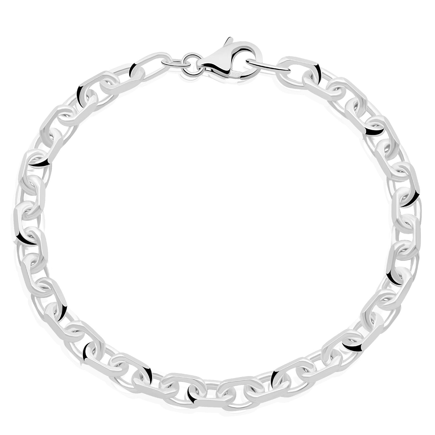 Ankerarmband 5,5 mm 925er Sterling Silber Massiv