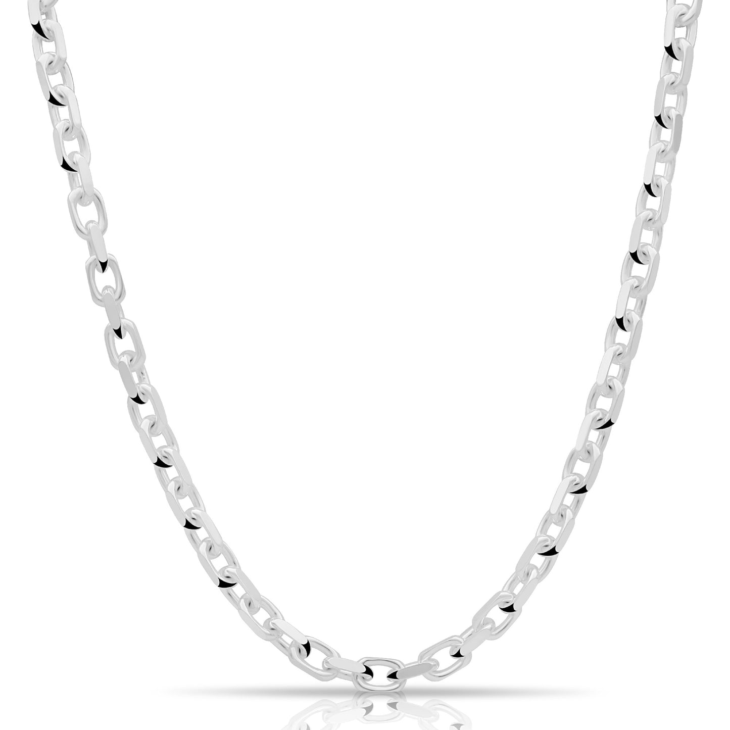 Ankerkette 7 mm 925er Sterling Silber Massiv