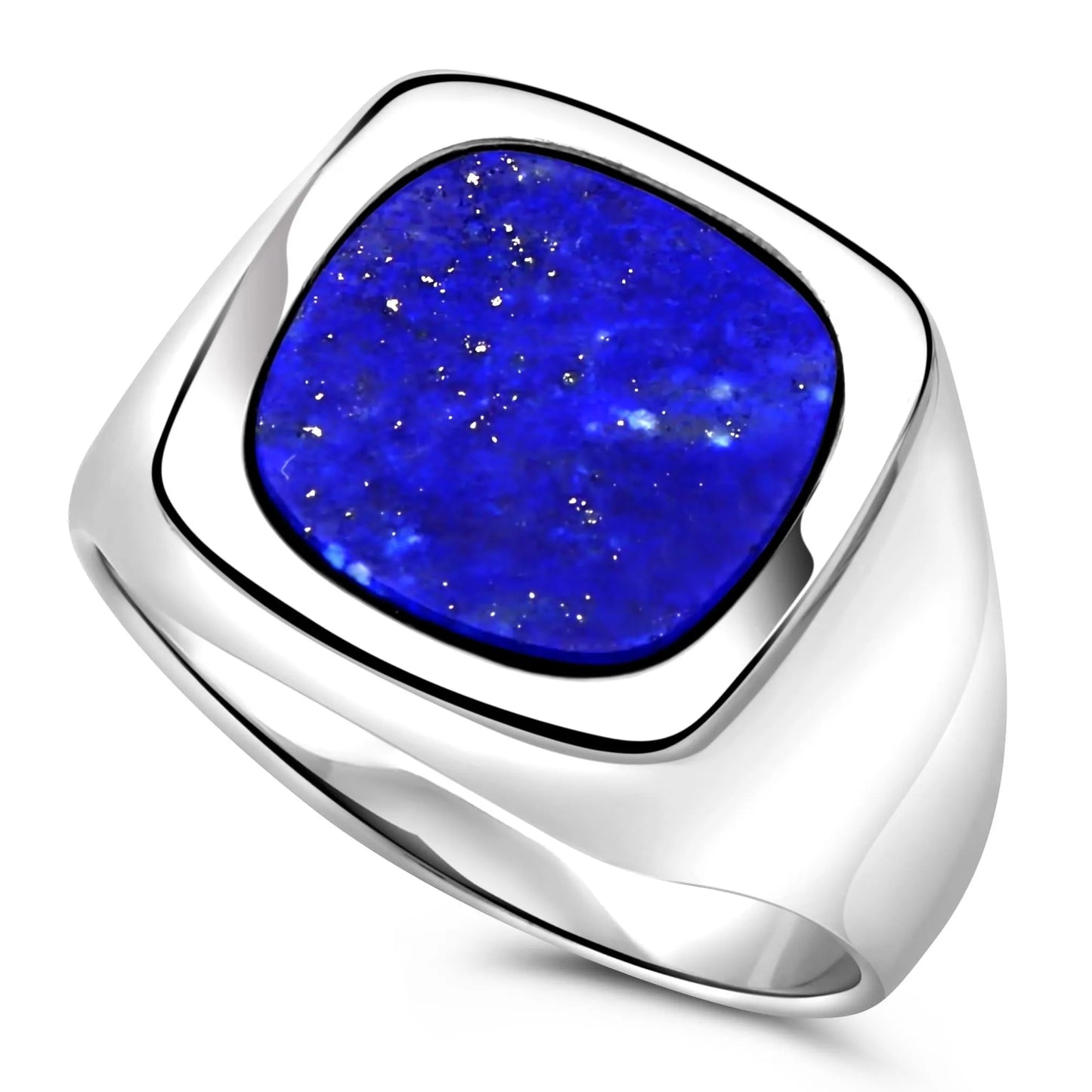 Siegelring Lapislazuli 925er Silber - Tony Fein