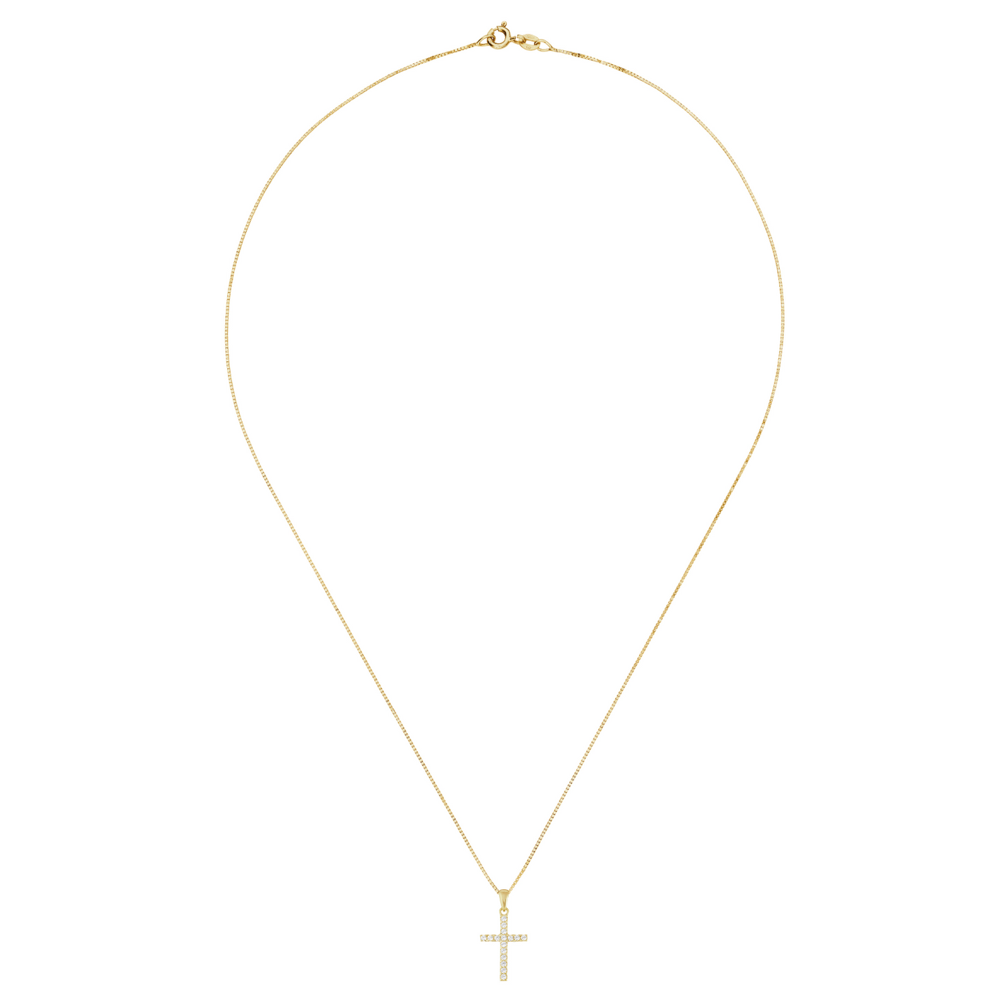 Kreuz Anhänger 585er Gold - Tony Fein