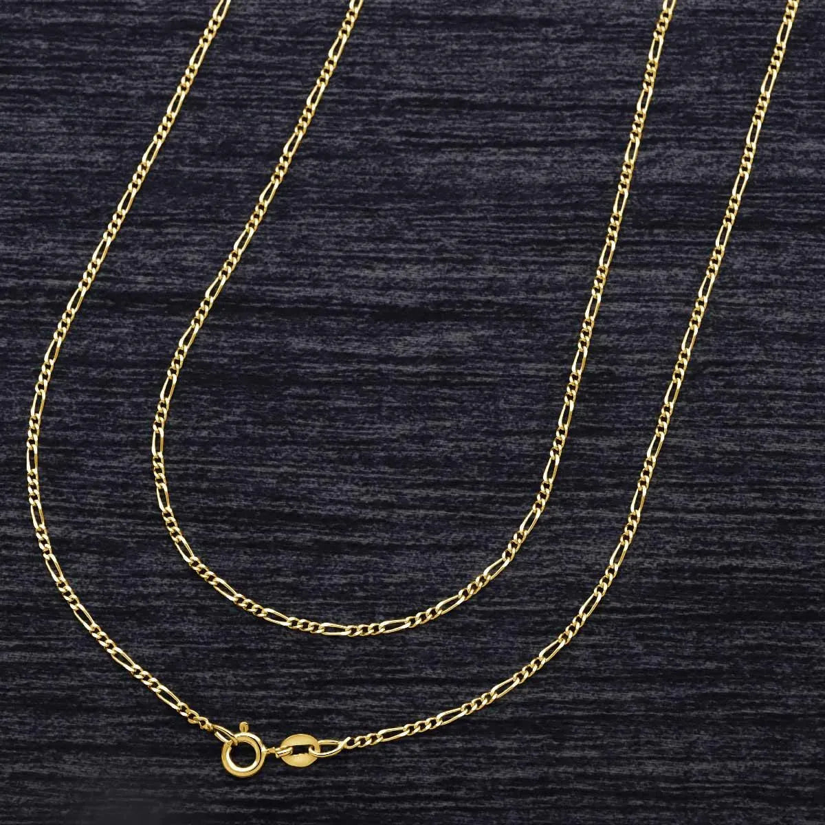 Figarokette 1,2mm 585er Gold - Tony Fein