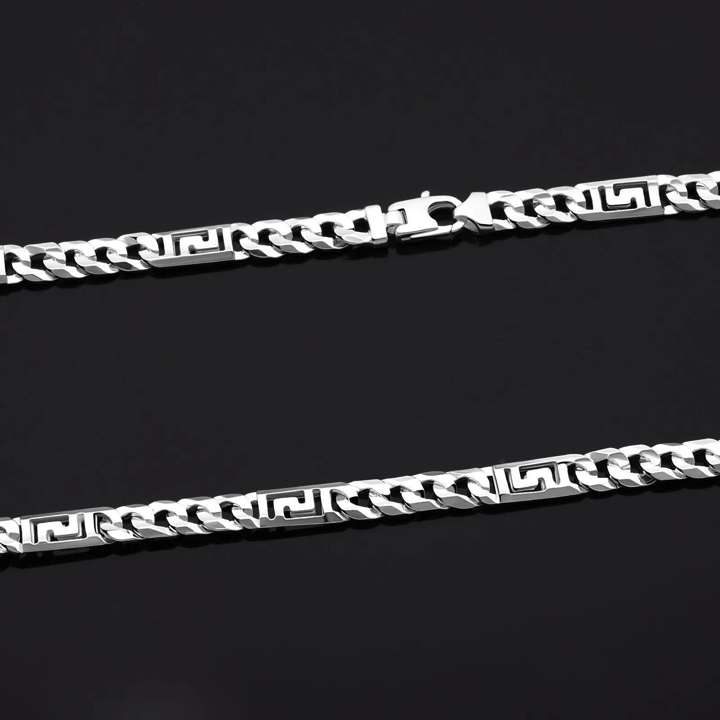 Griechisches Armband 6mm 925er Silber - Tony Fein