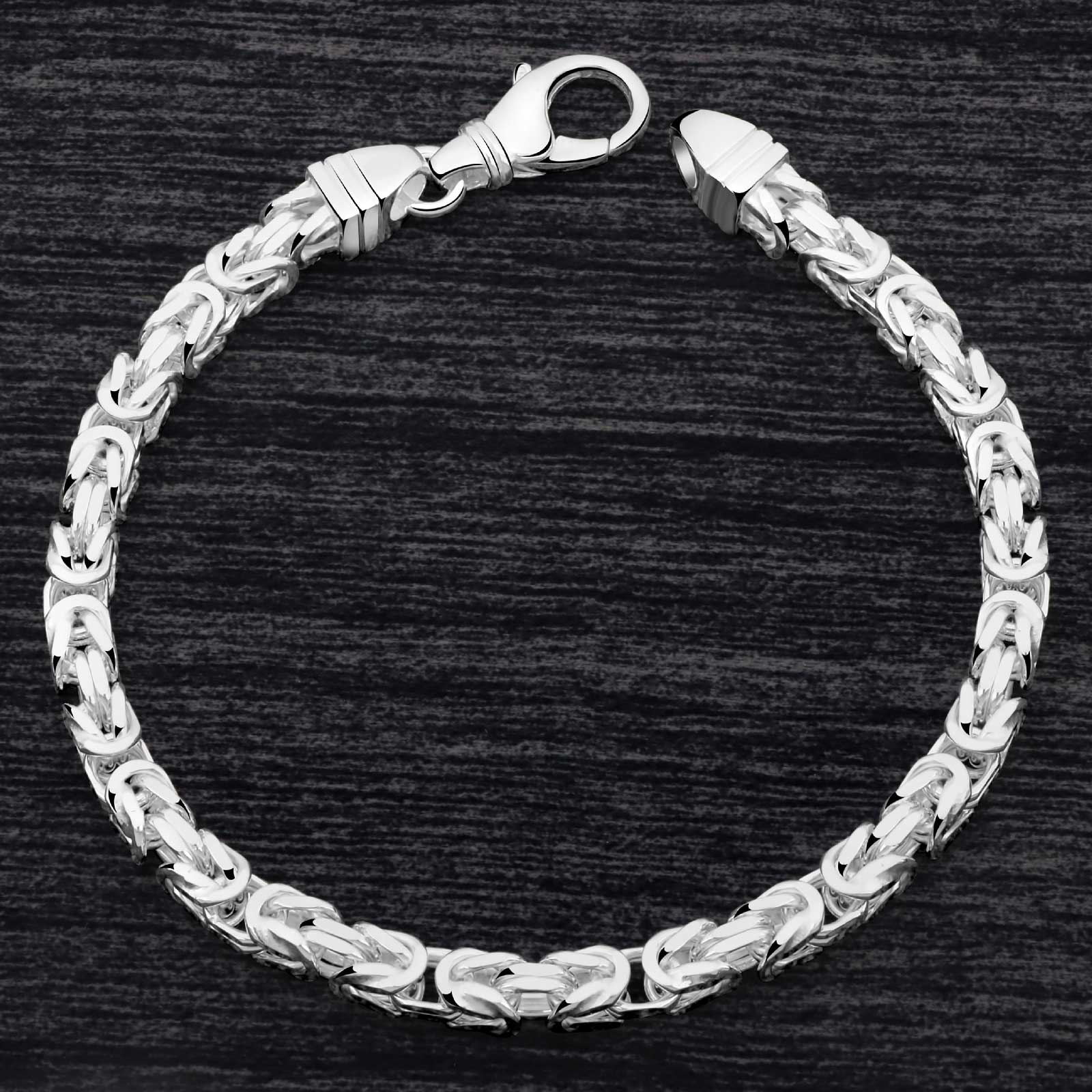 Königsarmband 4mm 925er Silber - Tony Fein