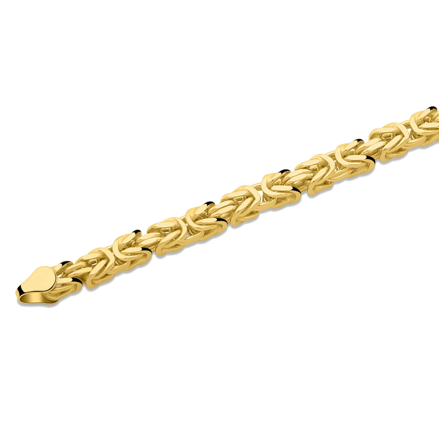 Königsarmband 3,8mm 585er Vergoldet