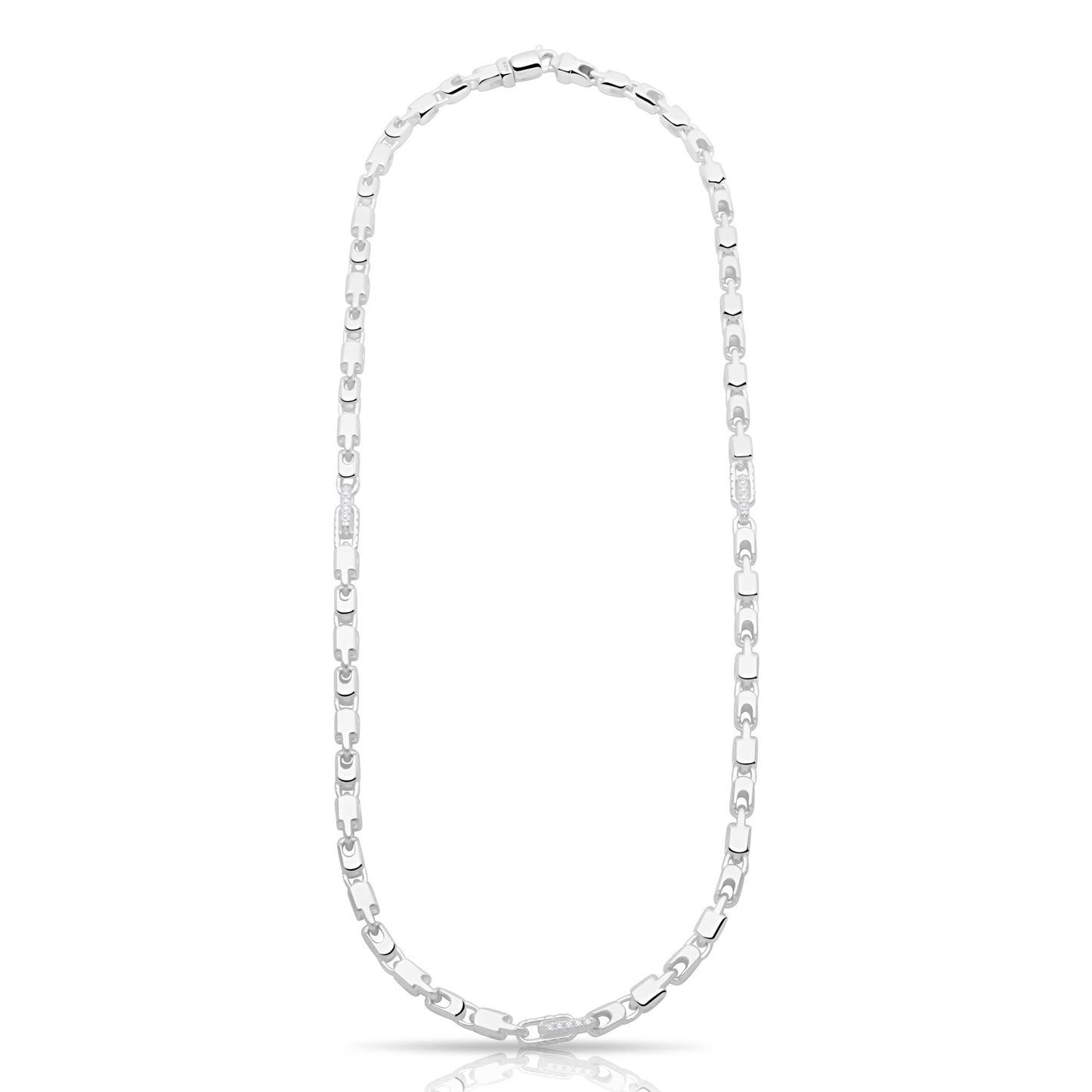 Monte Carlo Kette 4mm Zirkonia - Tony Fein