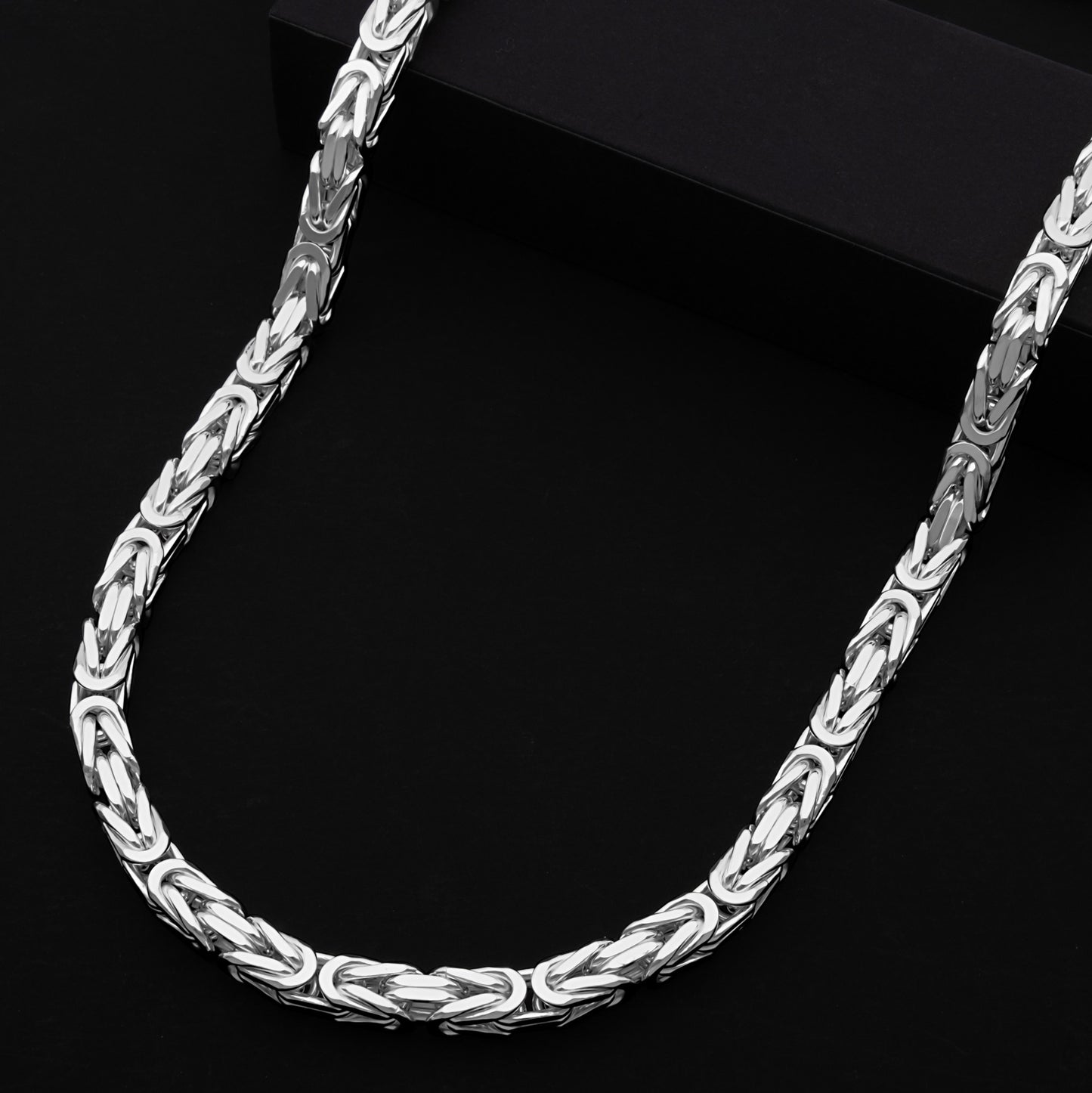 Königskette 7,5mm 925er Silber