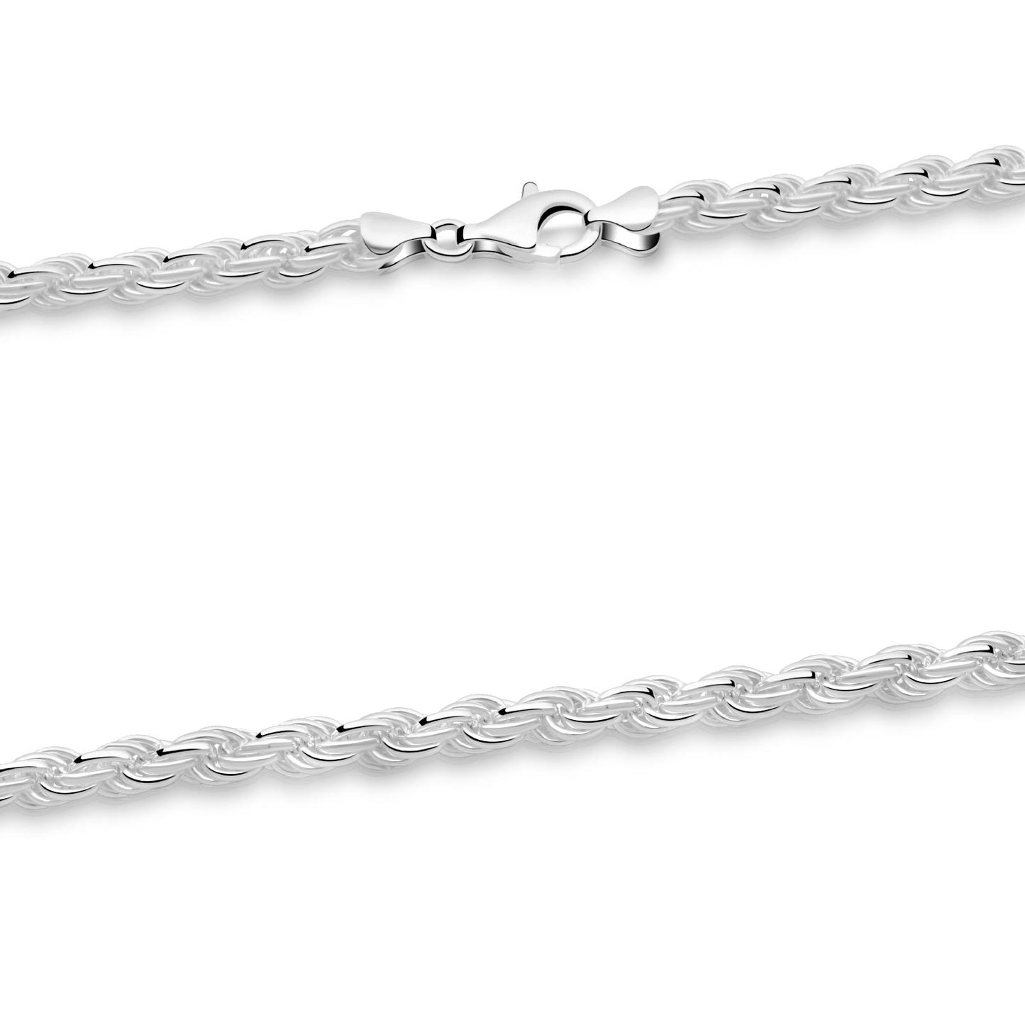Kordelkette 6mm 925er Silber