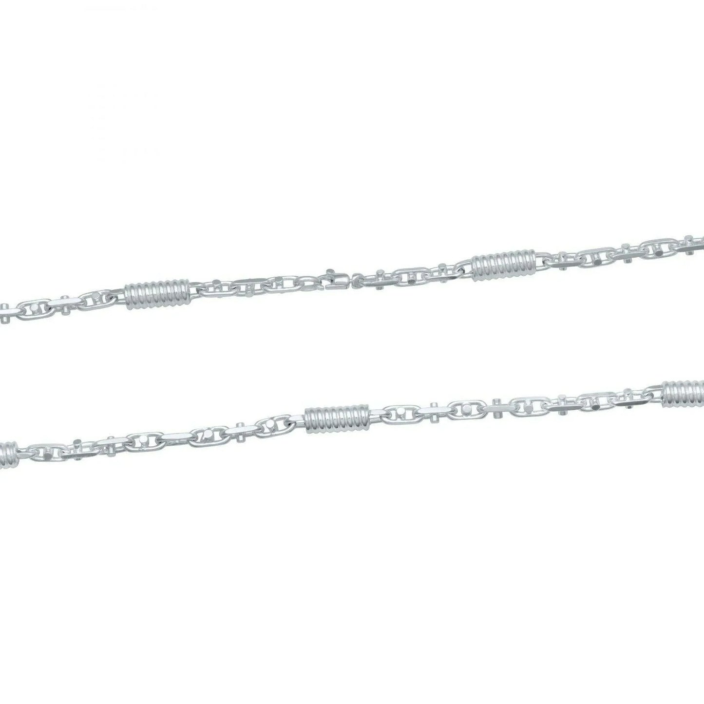 Tony Fein Monte Carlo Halskette 6 mm Massiv 925 Silber Spiralkette Spindelkette Herren Damen - Tony Fein