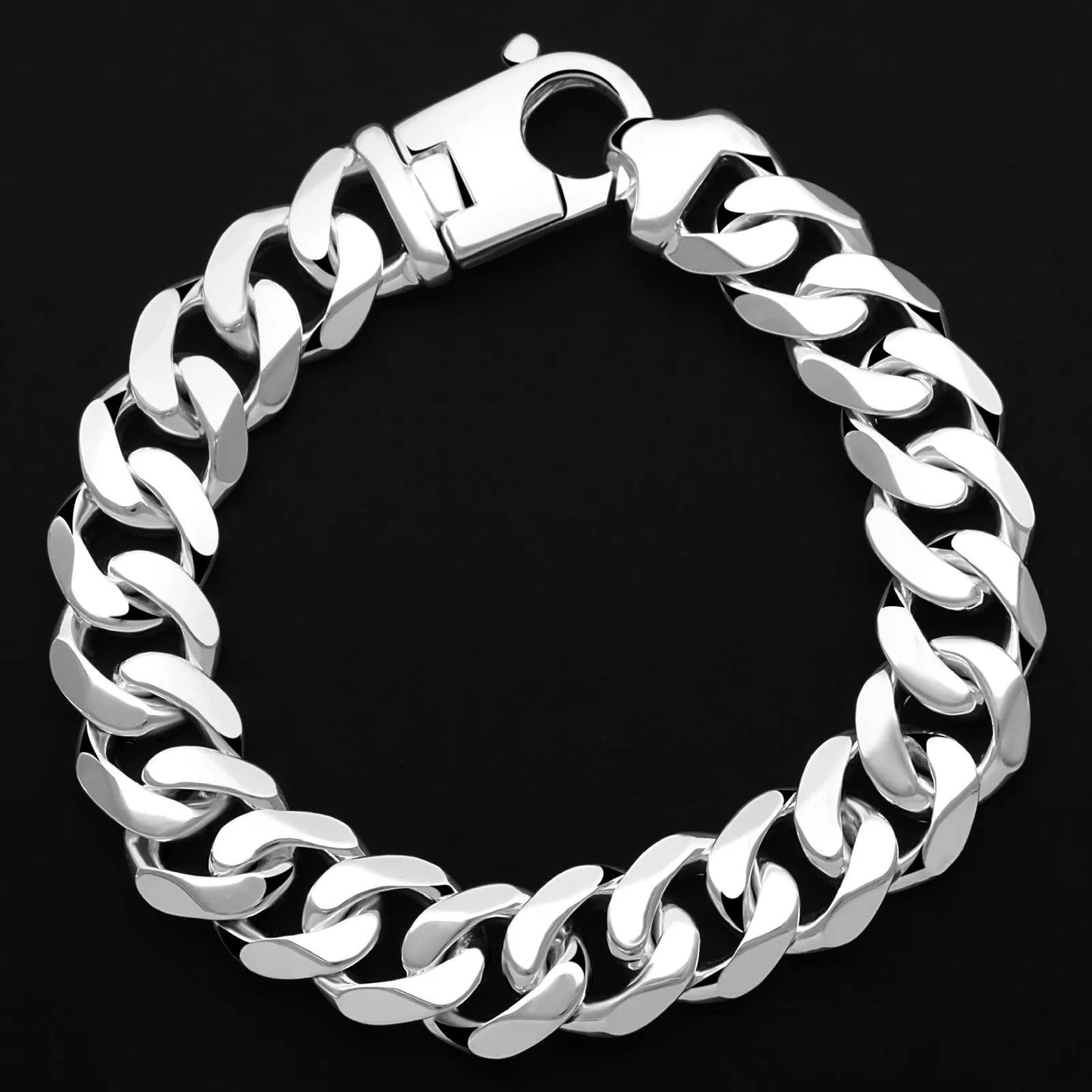 Panzerarmband 16mm 925er Silber - Tony Fein