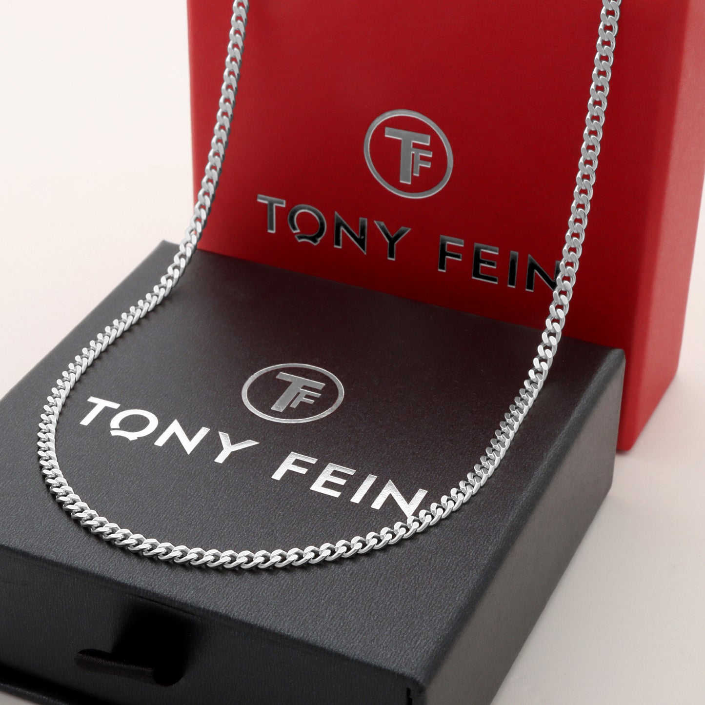 Panzerkette 3mm 925er Silber - Tony Fein