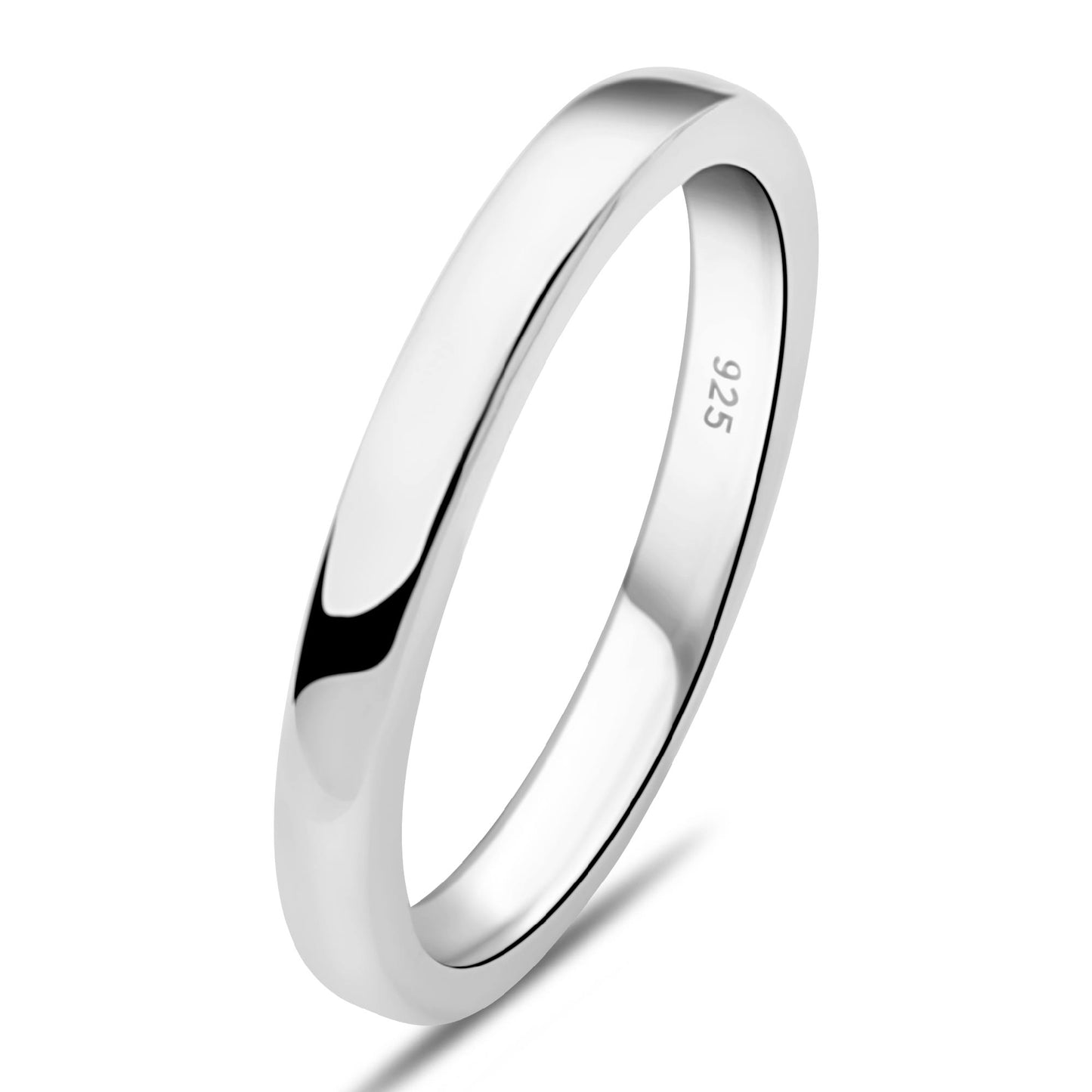 Ring 3 mm Schlicht 925er Silber