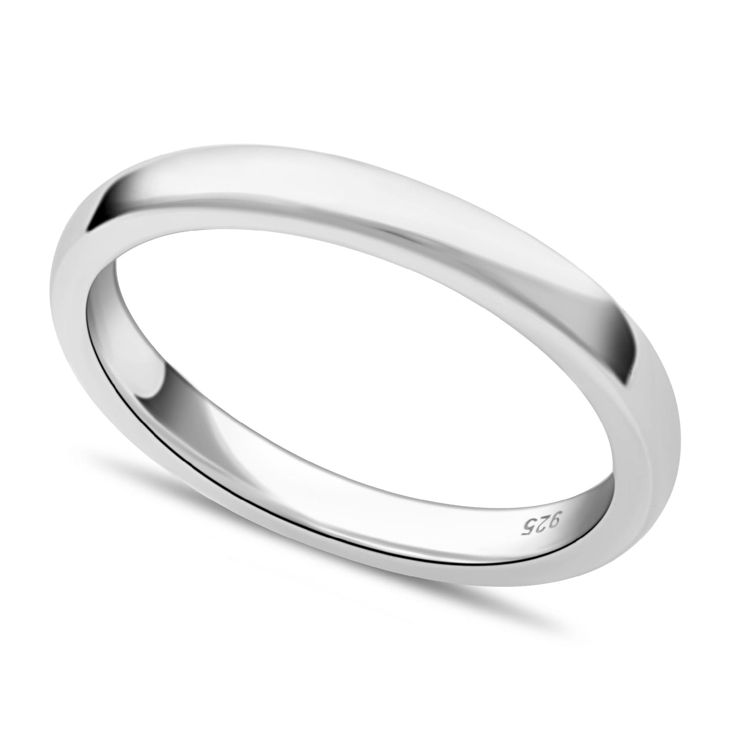 Ring 3 mm Schlicht 925er Silber