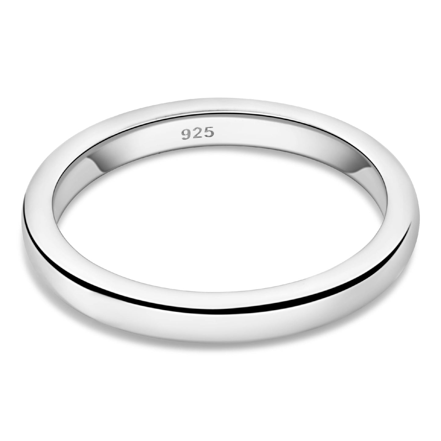 Ring 3 mm Schlicht 925er Silber