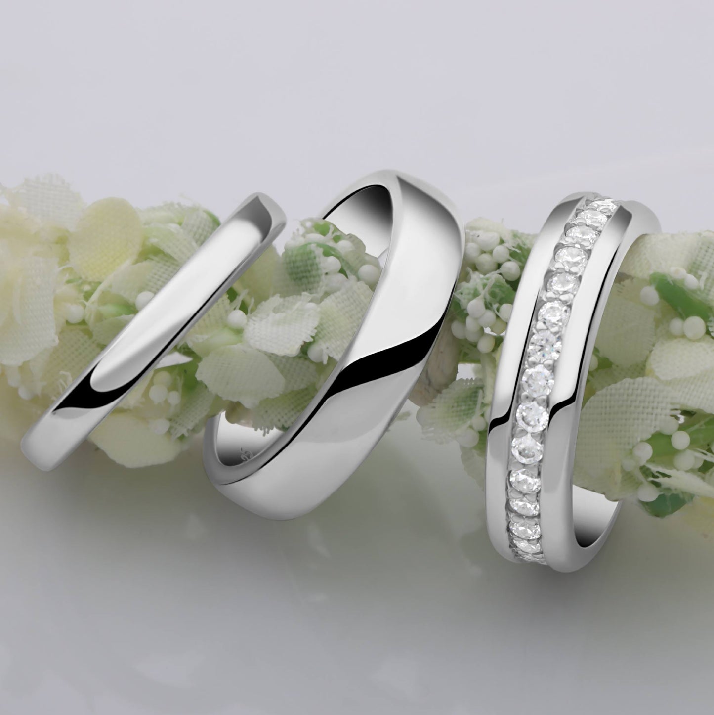 Ring 3 mm Schlicht 925er Silber