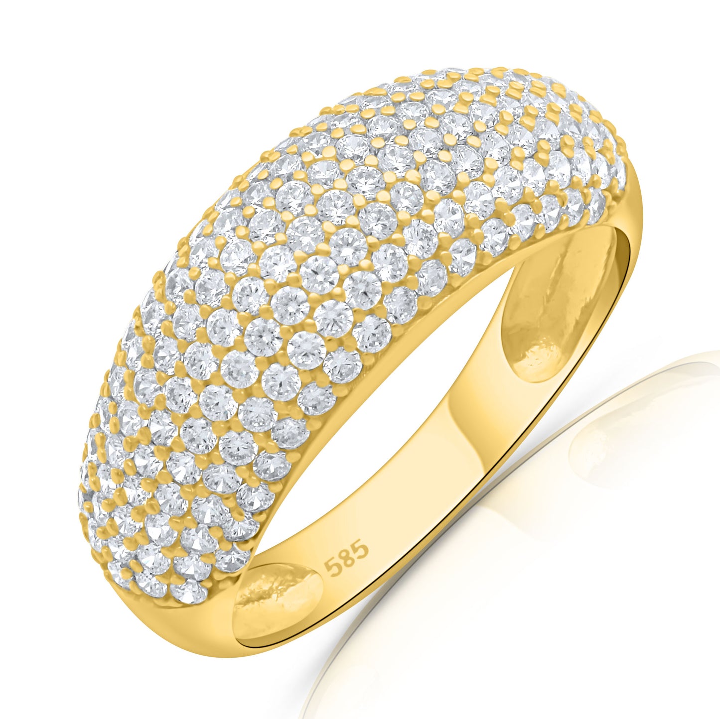 Cocktail Ring 585er Gold