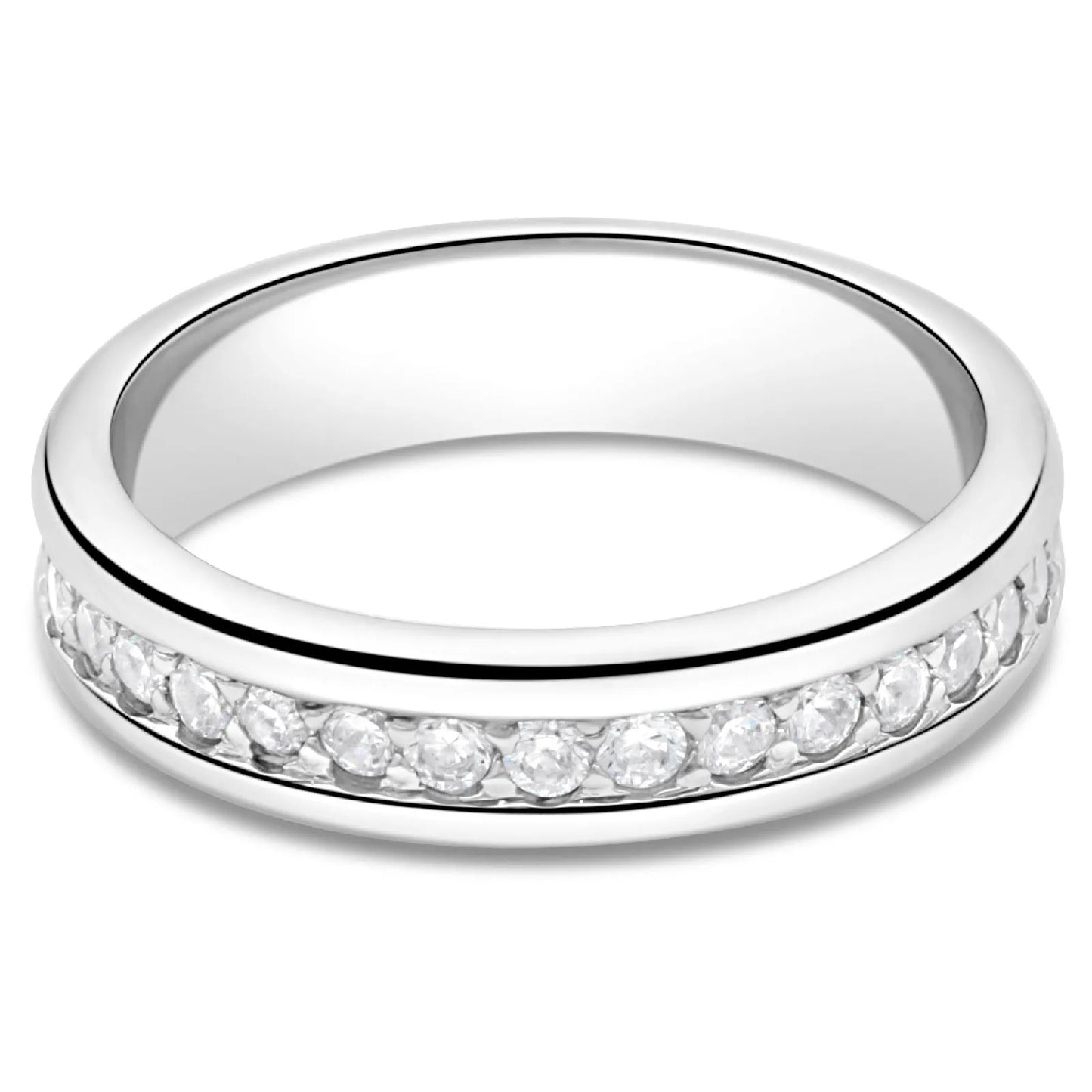 Pave Ring 5mm Zirkonia 925er Silber - Tony Fein