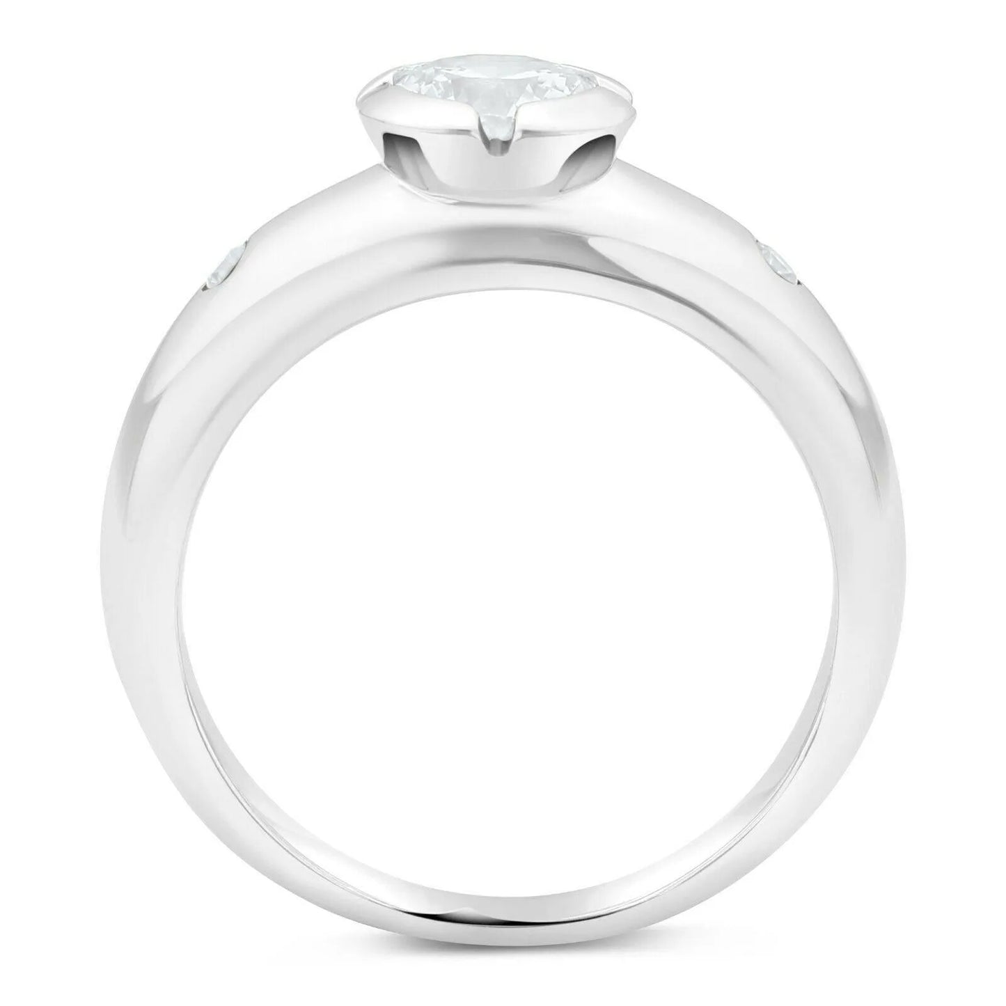 Solitär Ring 925er Silber - Tony Fein