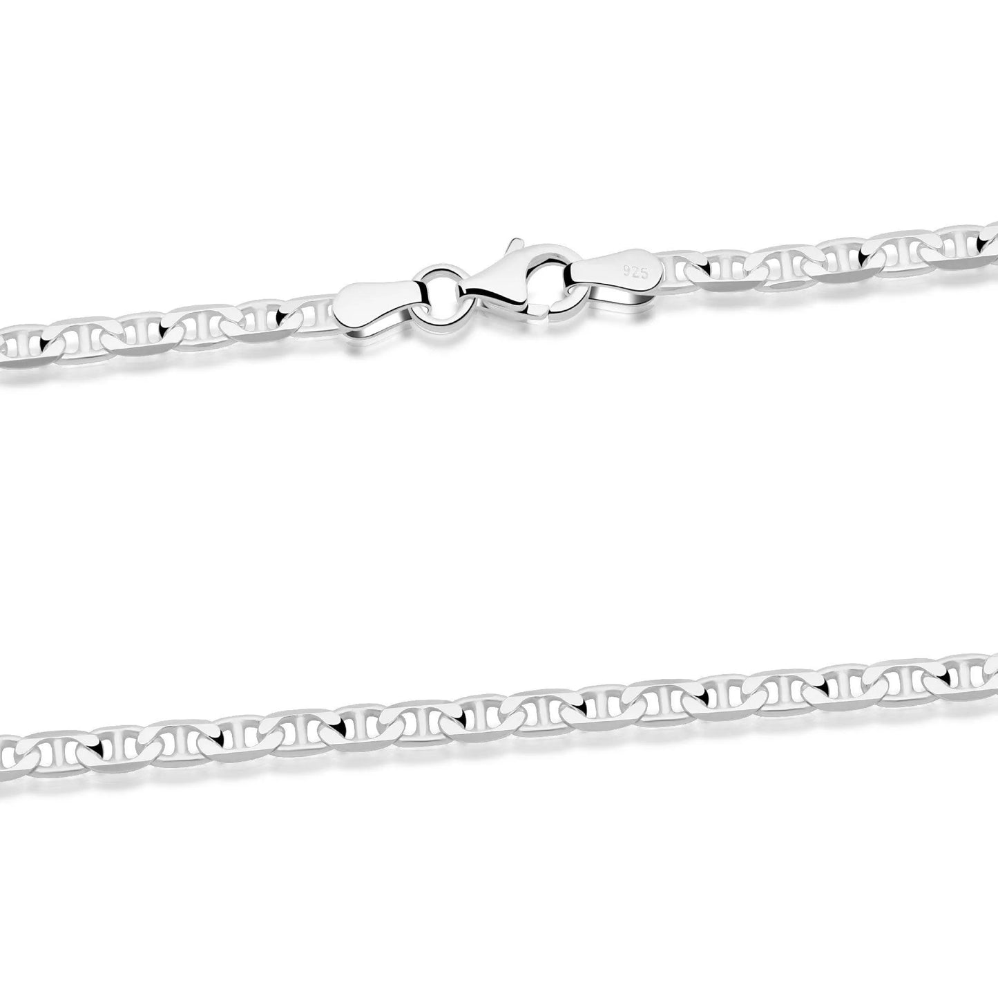 Stegpanzerarmband 3mm 925er Silber - Tony Fein