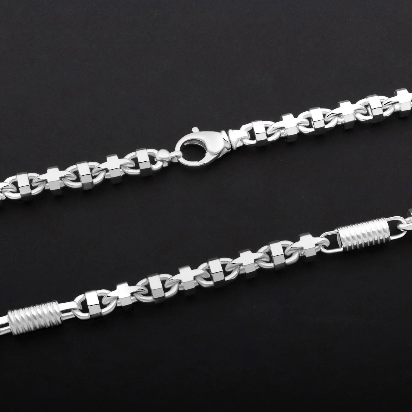 Monte Carlo Kette Rund 8mm 925er Silber - Tony Fein