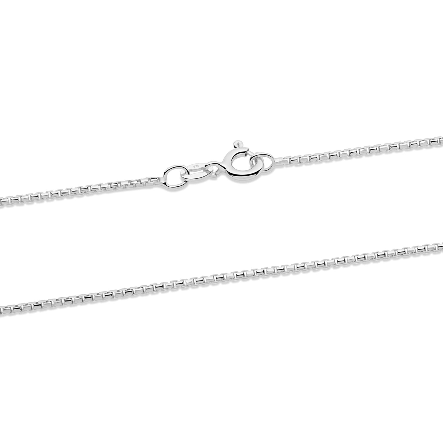 Venezianerkette Rund 1mm Rhodiniert - Tony Fein