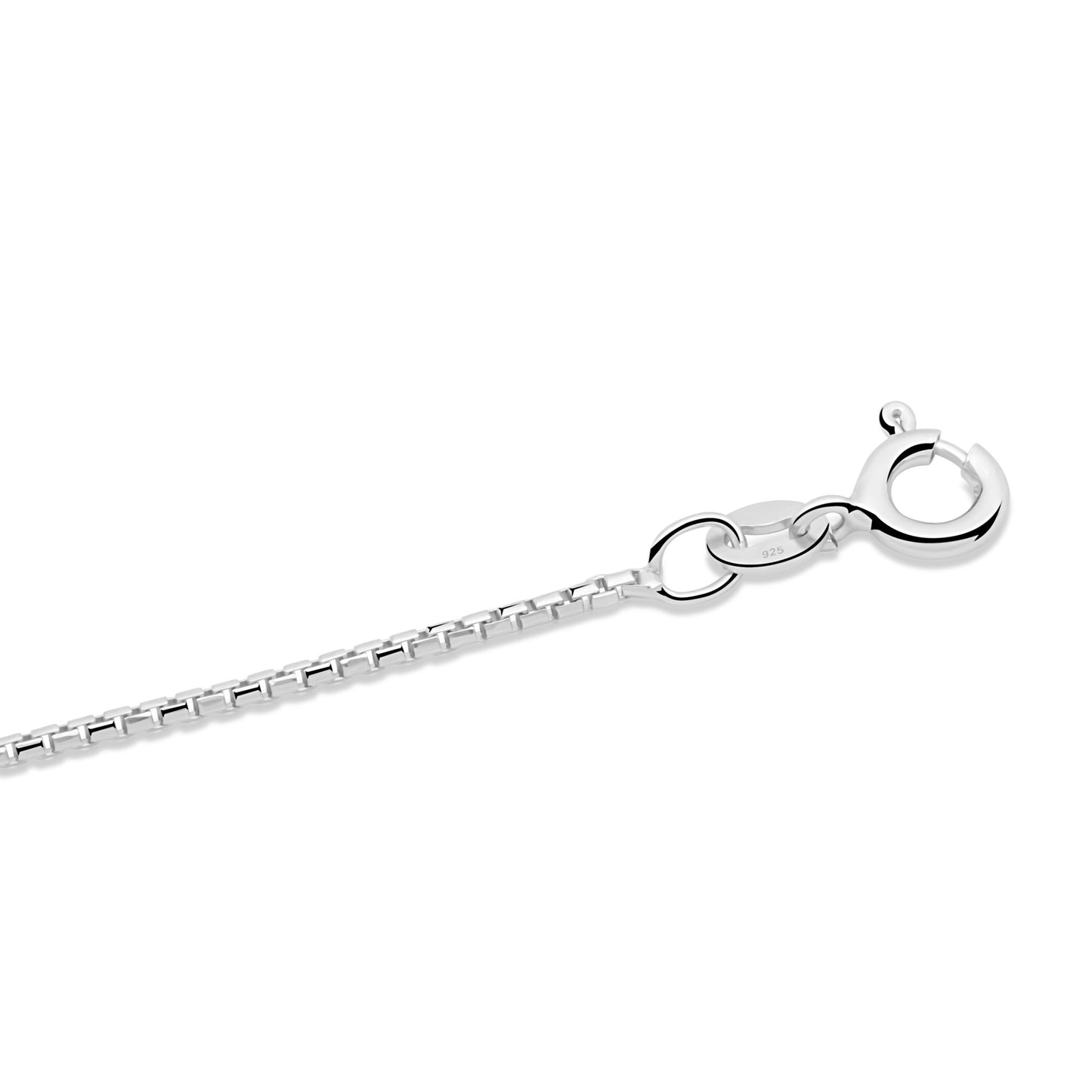 Venezianerkette Rund 1mm Rhodiniert - Tony Fein