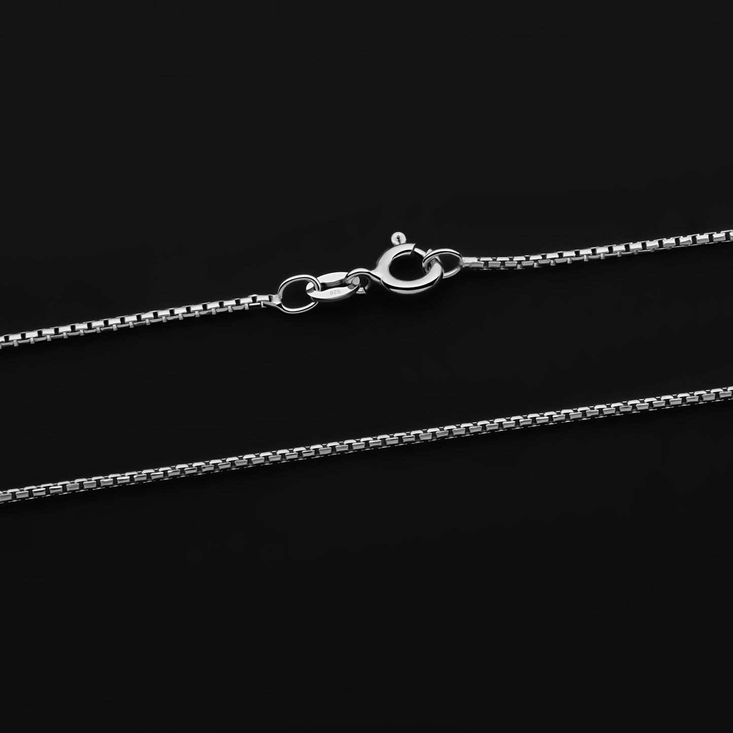 Venezianerkette Rund 1mm Rhodiniert - Tony Fein