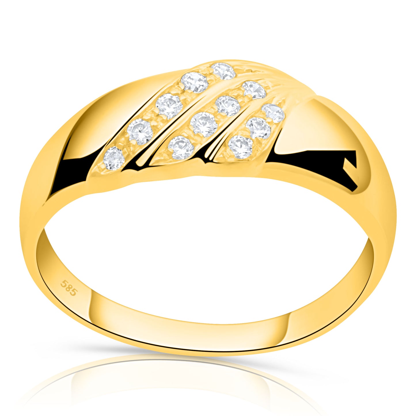 Cocktail Ring 585er Gold