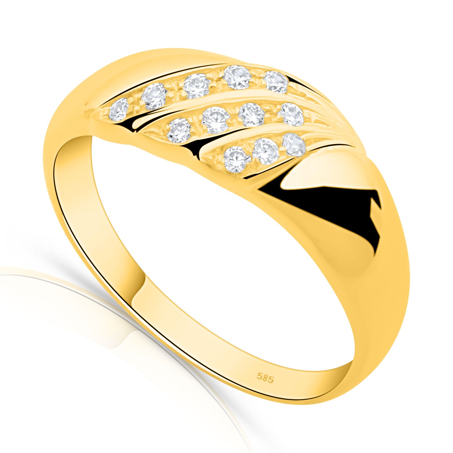 Cocktail Ring 585er Gold