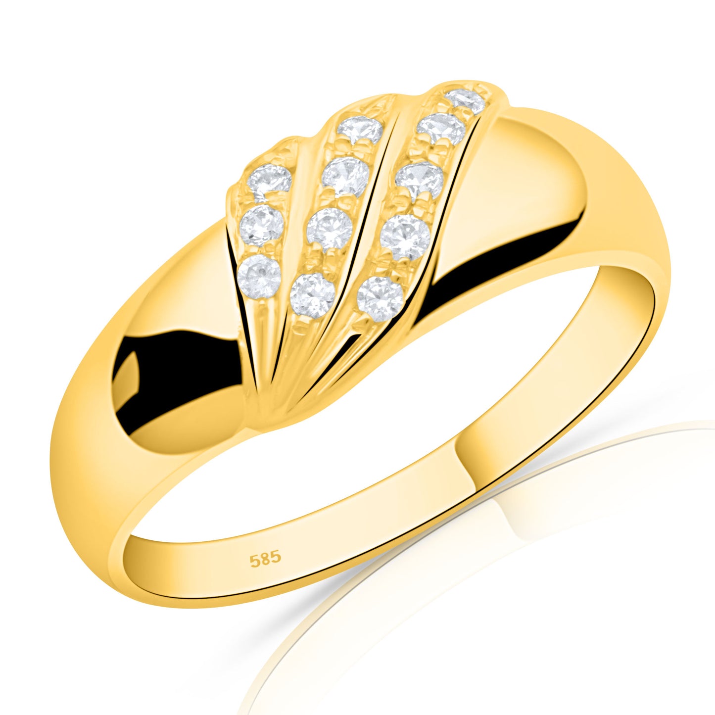 Cocktail Ring 585er Gold