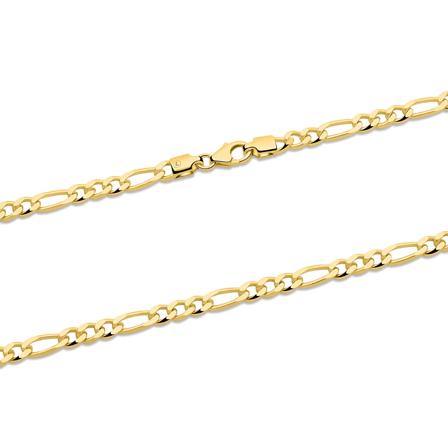 Figarokette 3 mm 585er Vergoldet