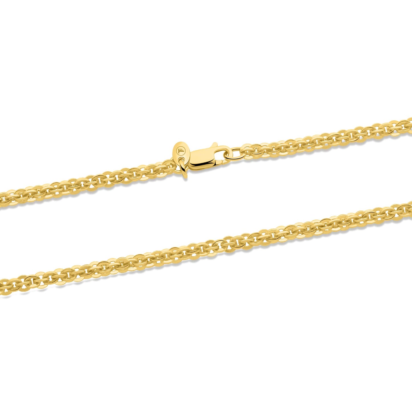 Cristallino Kette 3,5mm 585er Vergoldet