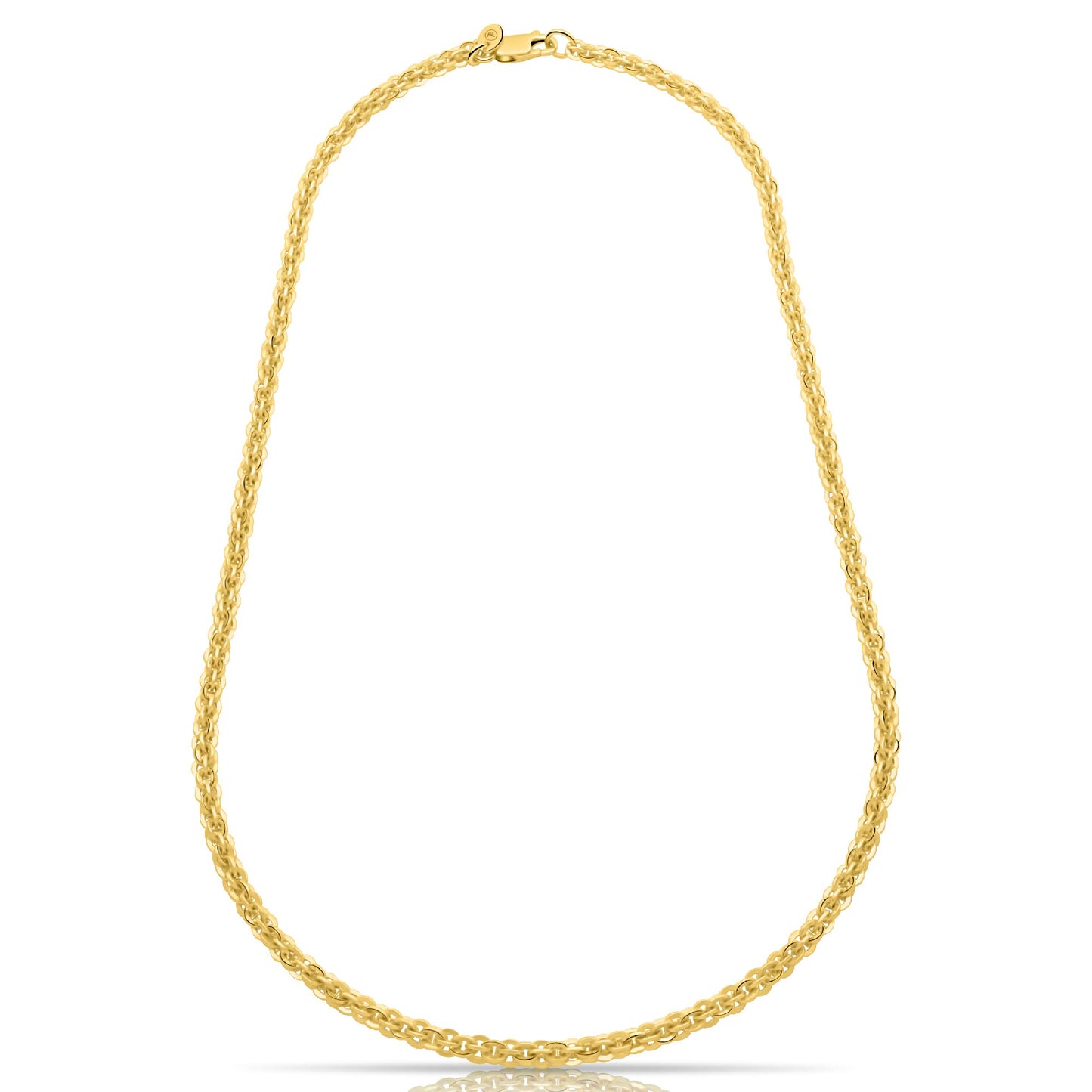 Cristallino Kette 3,5mm 585er Vergoldet