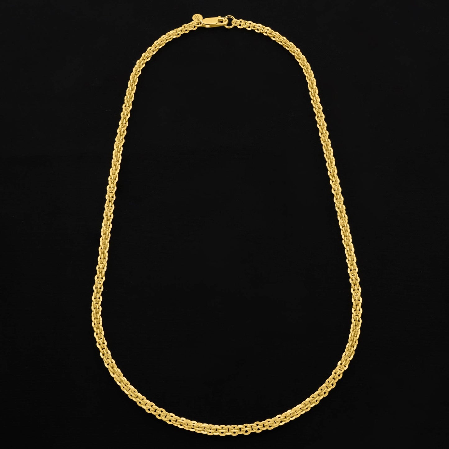 Cristallino Kette 3,5mm 585er Vergoldet