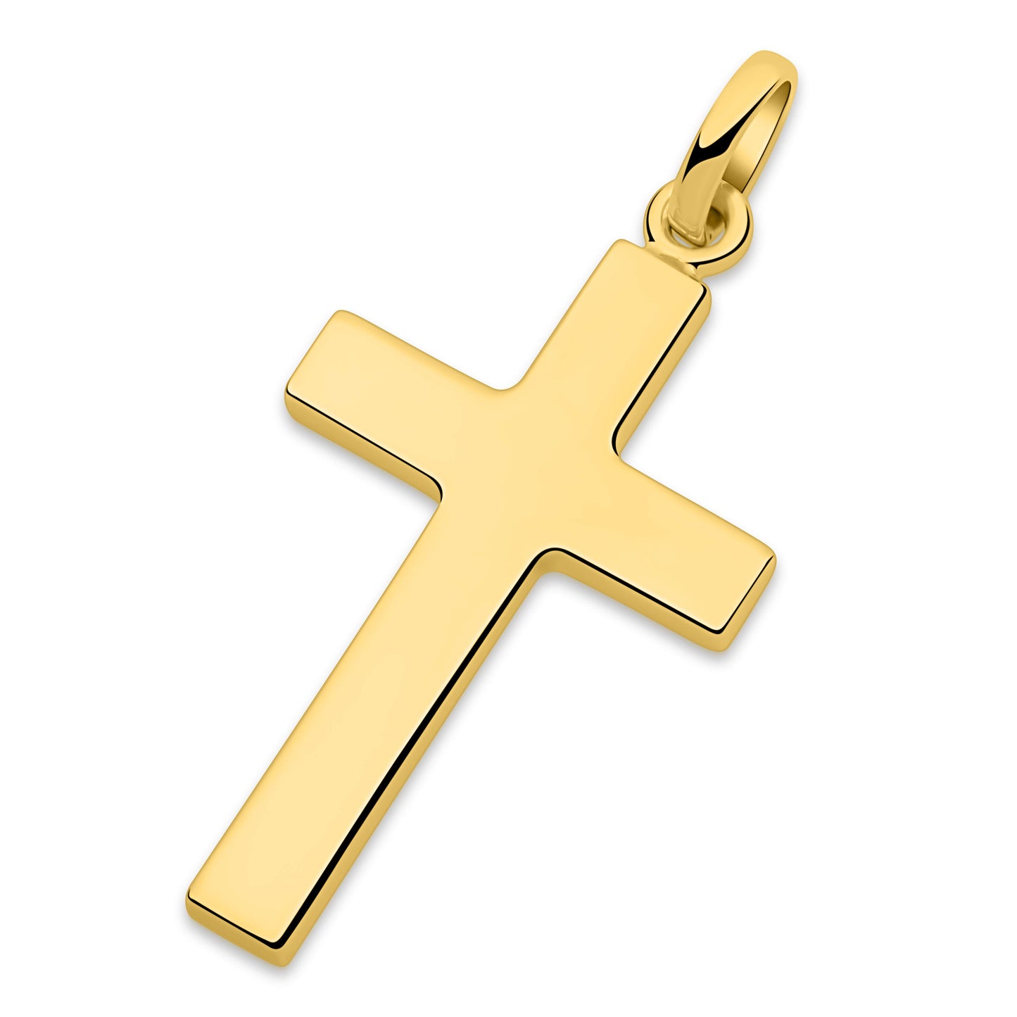 Kreuz Kette 585er Vergoldet