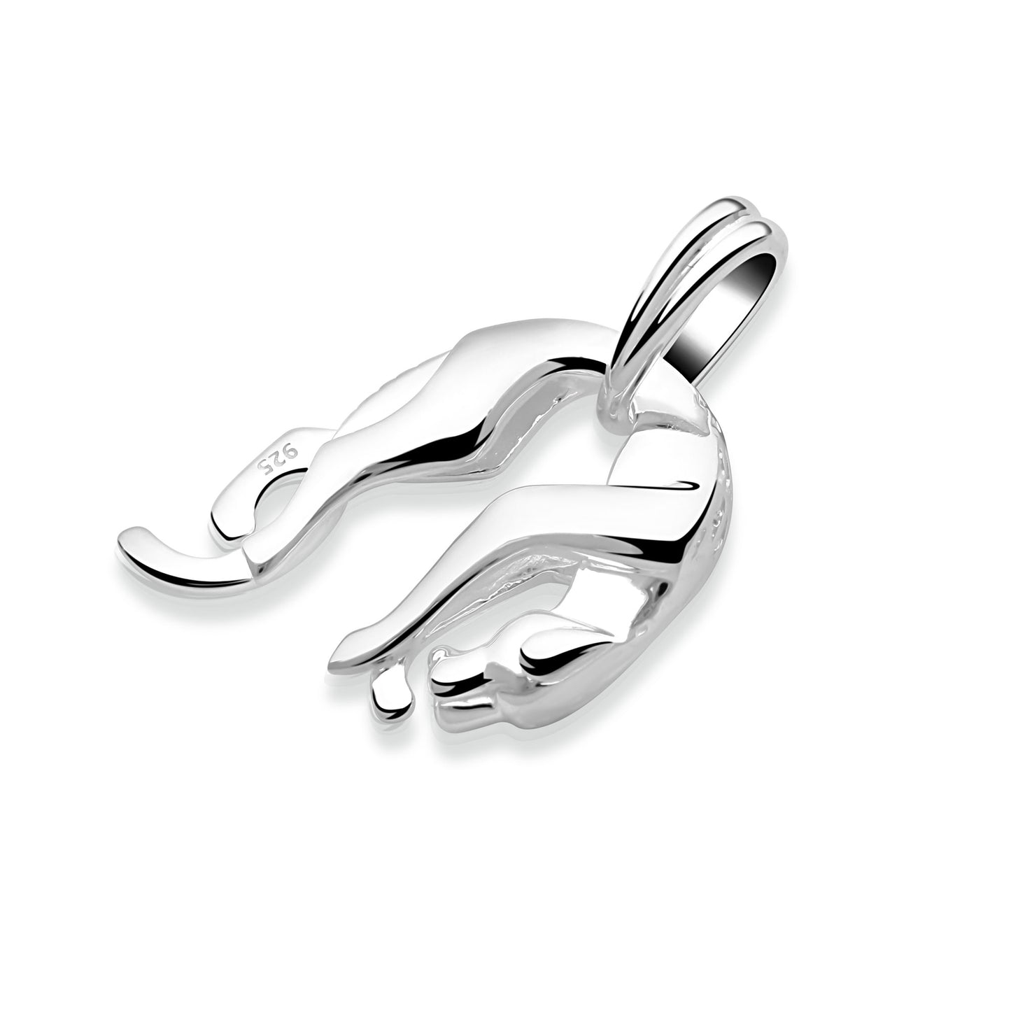 Lager Panther Anhänger Klein 925er Sterling Silber Massiv