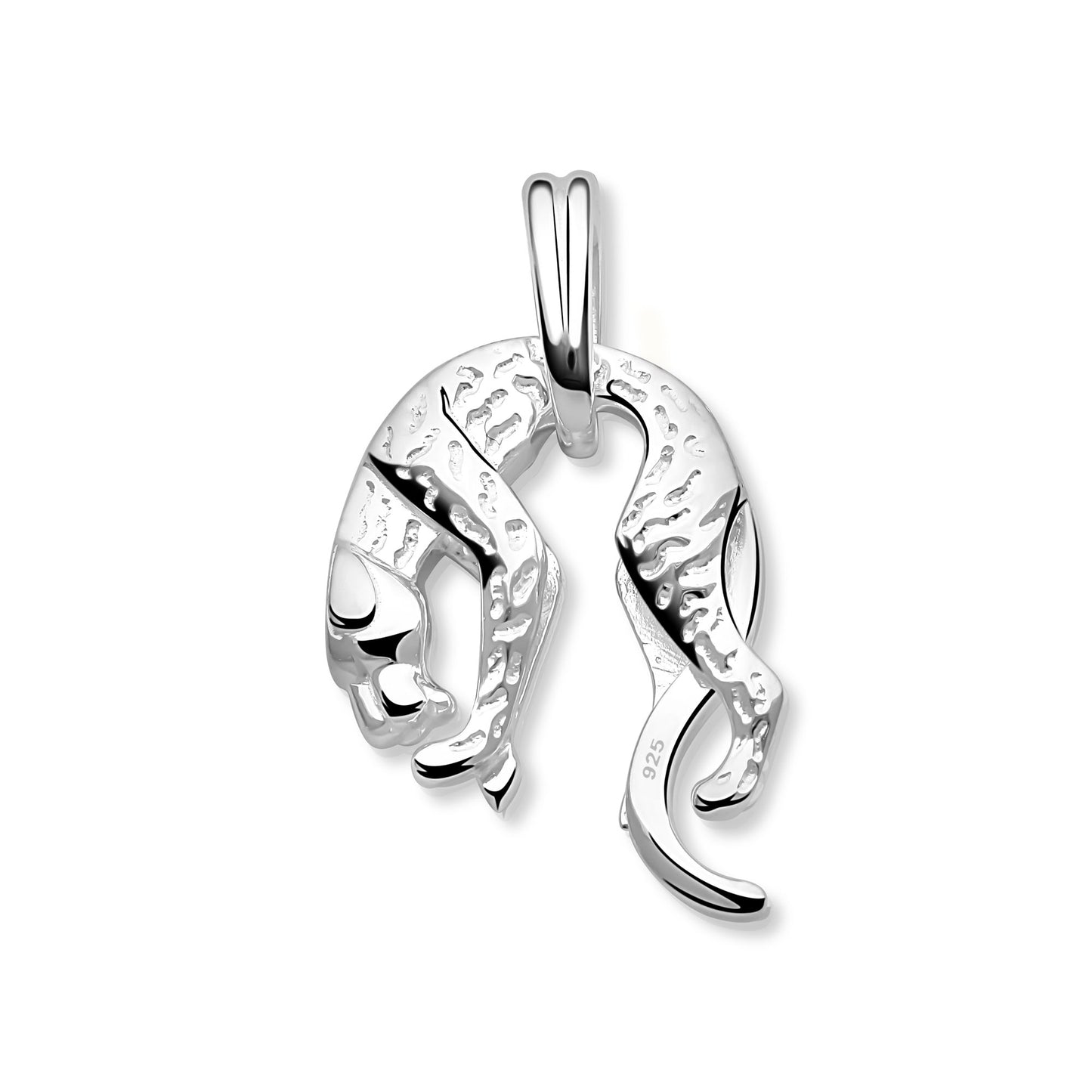 Lager Panther Anhänger Klein 925er Sterling Silber Massiv