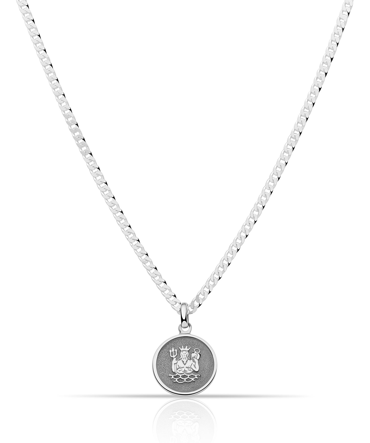 Sternzeichenanhänger Wassermann 925er Sterling Silber Massiv