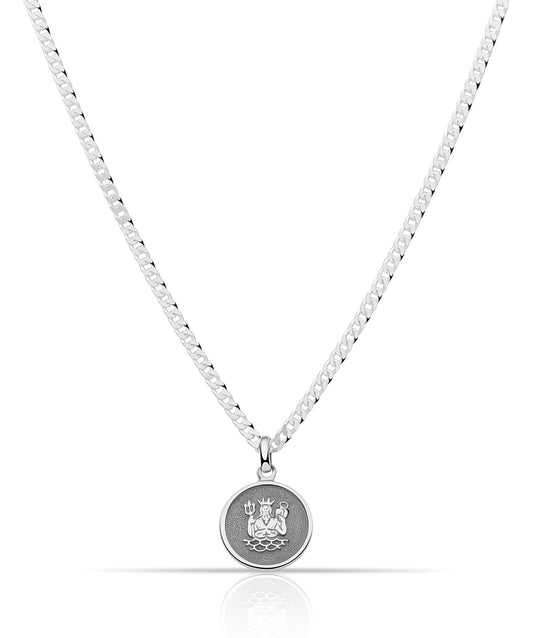 Sternzeichenanhänger Wassermann 925er Sterling Silber Massiv