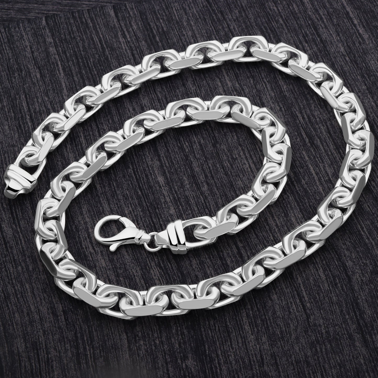 Ankerkette 12mm 925er Silber